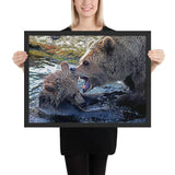 Tableau Montagne Ours Moments en Famille