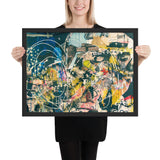 tableau toile style graffiti