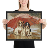 tableau peinture chien