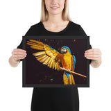 Tableau avec Perroquet Multicolore