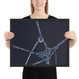 Tableau Toile d'araignée Noir et Blanc