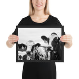 Tableau Animaux Vache Bellanger Noir et Blanc