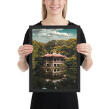 Tableau Cerisier Japonais Temple