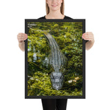 Tableau Crocodile Marécage