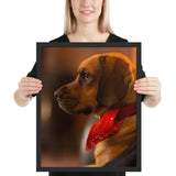 Tableau Beagle concentré