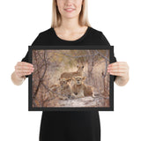 Tableau Famille Lion Savane à trois