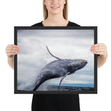 Tableau Baleine Nageant