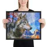 Grande Peinture de Loup