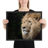 Tableau Lion en Couleur Sagesse