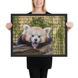 Tableau Déco Panda Roux Foufou