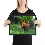 Tableau Coq à la Queue Noire