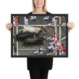 Tableau Taureau Espagnol Fiesta