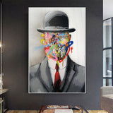 Tableau Graffiti Magritte