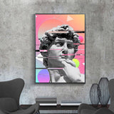 Tableau Sculpture David Pop Art