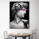 Tableau Sculpture Grey David Mauve