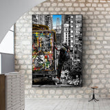 toile Pop Art Banksy