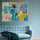 Tableau Jean Michel Basquiat L'Oiseau