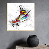 Tableau Graffiti Air Jordan