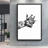 tableau africain girafe