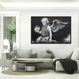 affiche banksy ange