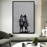 tableau banksy reproduction