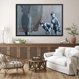 tableau banksy pas cher
