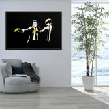 banksy banana pulp fiction