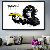 banksy tableau singe