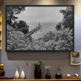 tableaux deco jungle noir et blanc