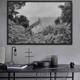 tableaux foret noir et blanc