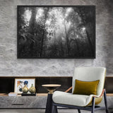 tableau deco noir et blanc gris