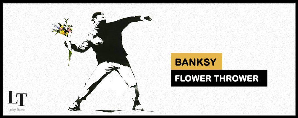Banksy Flower Thrower