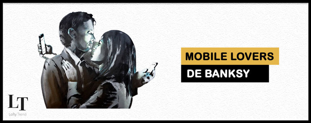 Banksy Mobile Lovers