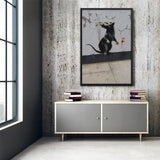 banksy artwork rat