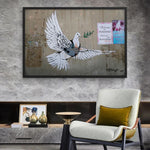 banksy colombe de la paix