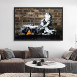tableau street art xxl banksy