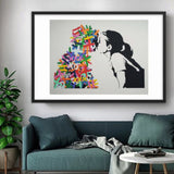 banksy kiss