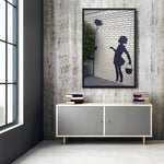 toile deco banksy