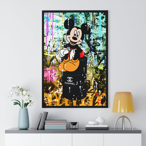 Tableau Mickey mouse Chanel 