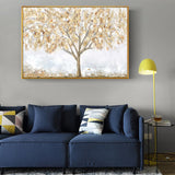 Toile Arbre de Vie Blanc