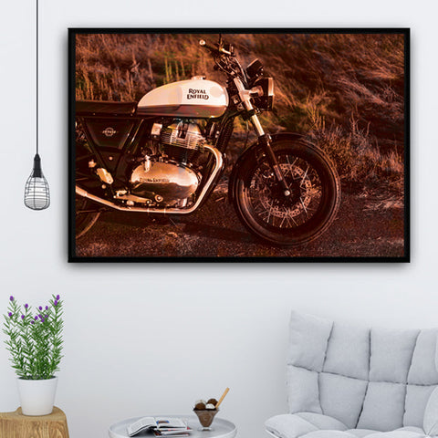 Tableau Style Industriel Vintage moto