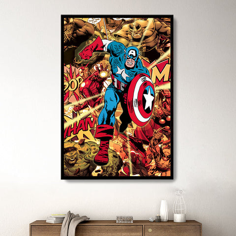 Tableau Marvel Pop Art