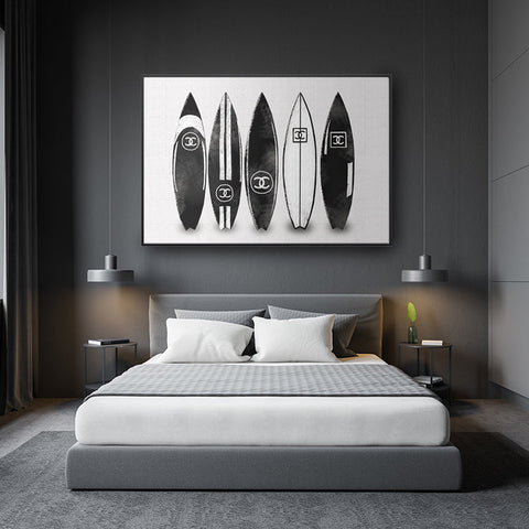 Planche de Surf Chanel tableau 
