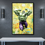 Tableau Hulk pop art