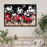 Tableau Street Art Disney Mickey Smile