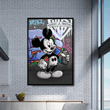 Tableau Street Art Mickey tag