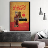 tableau noir vintage coca cola