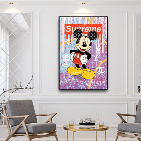 Tableau Pop Art Supreme Mickey