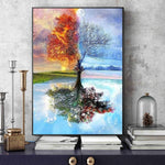 Tableau Arbre de Vie en Couleur