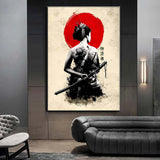 Japonais Ancien Tableau 